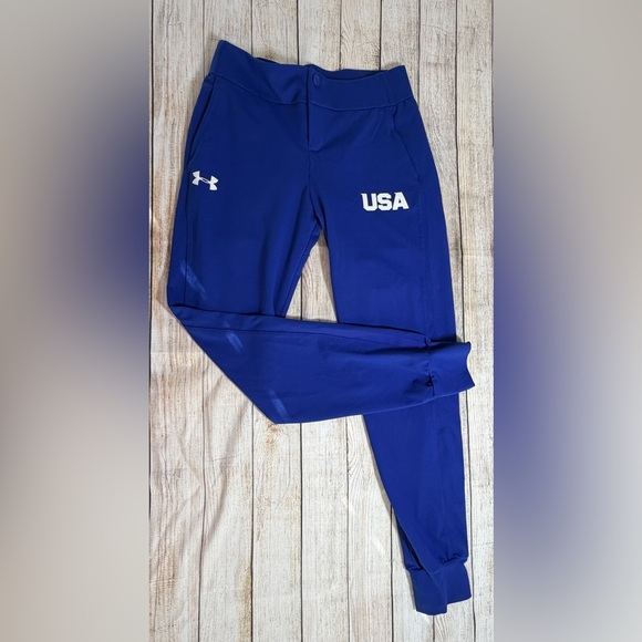 UNDER ARMOUR USA jogger pant Women’s S XS - Picture 1 of 9